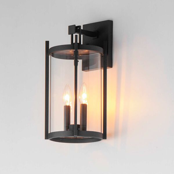 Belfry Black Two-Light Outdoor Wall Sconce, image 4