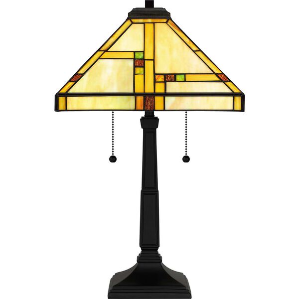 Orson Matte Black Two-Light Table Lamp, image 5