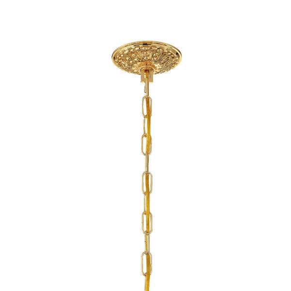 Maria Theresa Gold Chandelier with Majestic Wood Polished Crystal, image 4