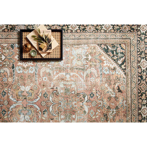 Wynter Auburn and Multicolor Rectangular: 3 Ft. 6 In. x 5 Ft. 6 In. Area Rug, image 2