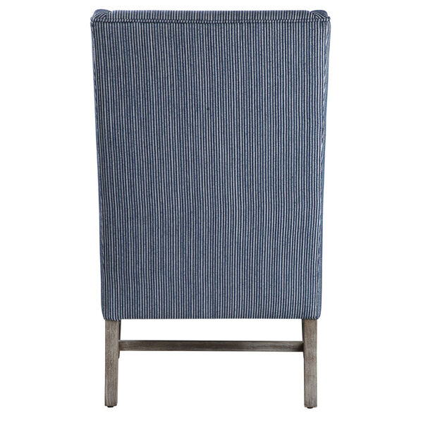 Galiot Blue and White Arm Chair, image 4
