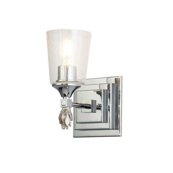 Vetiver Polished Chrome Seven-Inch One-Light Wall Sconce, image 1