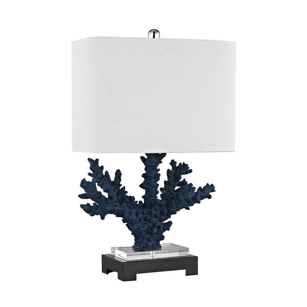 Cape Sable Navy Blue and Black One-Light Table Lamp, image 2