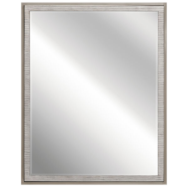 Millwright Rubbed Gray 24-Inch Mirror, image 1