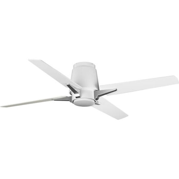 Willow Satin White 52-Inch Ceiling Fan, image 1