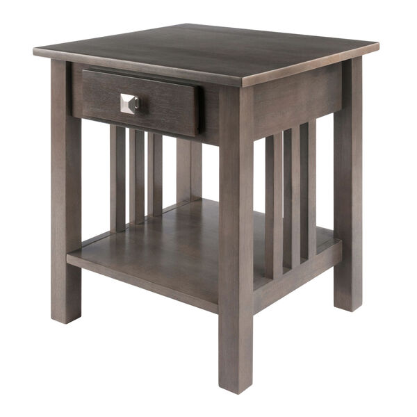 Stafford Oyster Gray End Table, image 1