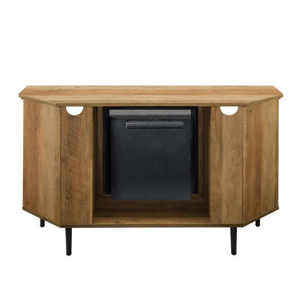 Clyde Barnwood Fireplace Console, image 4