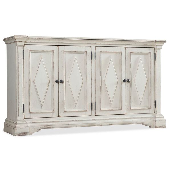 Four-Door White Cabinet, image 1