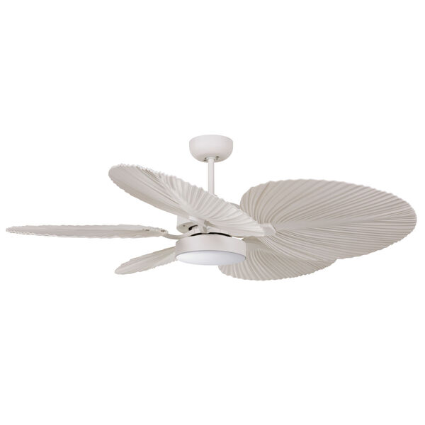 Lucci Air Bali Antique White 52-Inch One-Light Energy Star DC Ceiling Fan, image 1