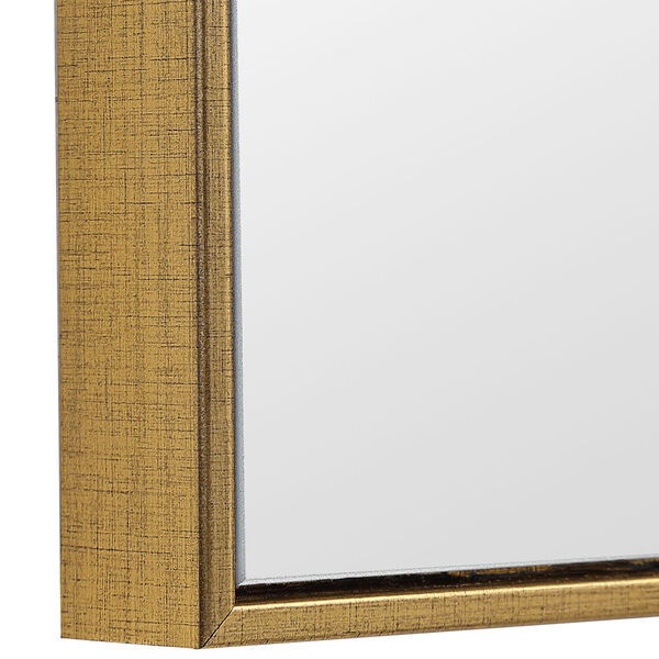 Uptown Gold Rectangular Wall Mirror, image 5