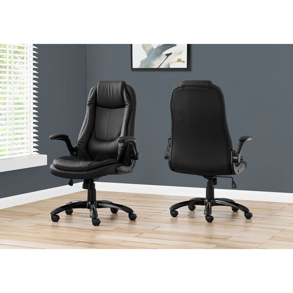 Black 30-Inch Office Chair, image 2