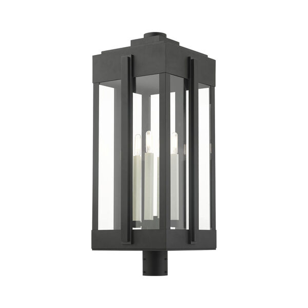 Lexington Black Four-Light Outdoor Post Lantern, image 4