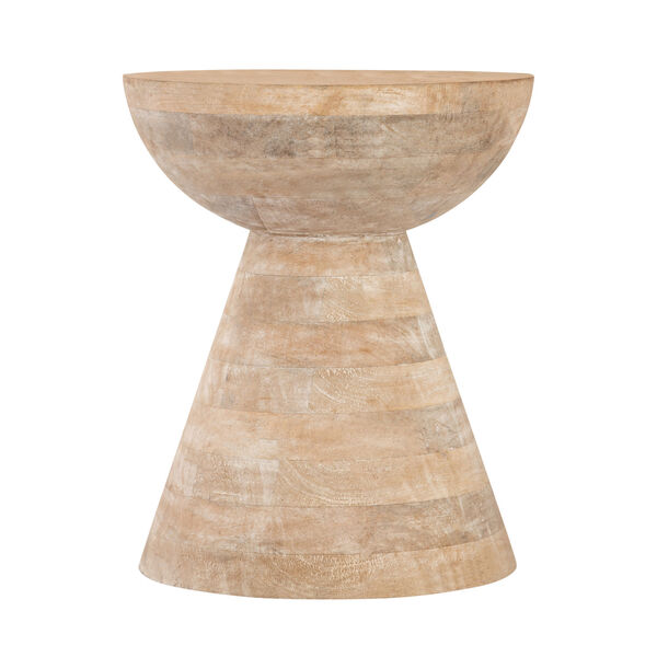 Boyd Whitewash Accent Table, image 1