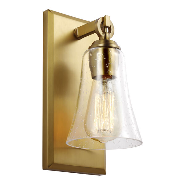 Monterro Burnished Brass Five-Inch One-Light Wall Sconce, image 2