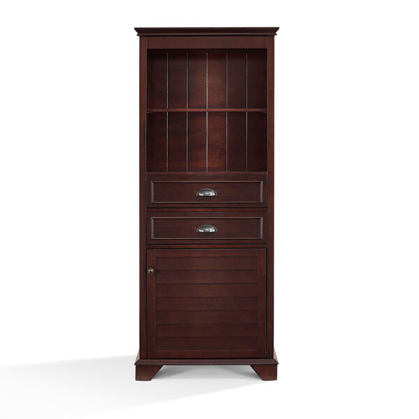 Evelyn Espresso Tall Cabinet, image 1
