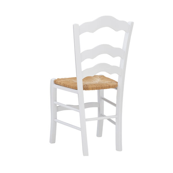 Filomena White and Natural Side Chair, Set of 2, image 4