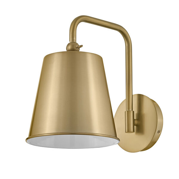 Blake Lacquered Brass One-Light Wall Sconce, image 4