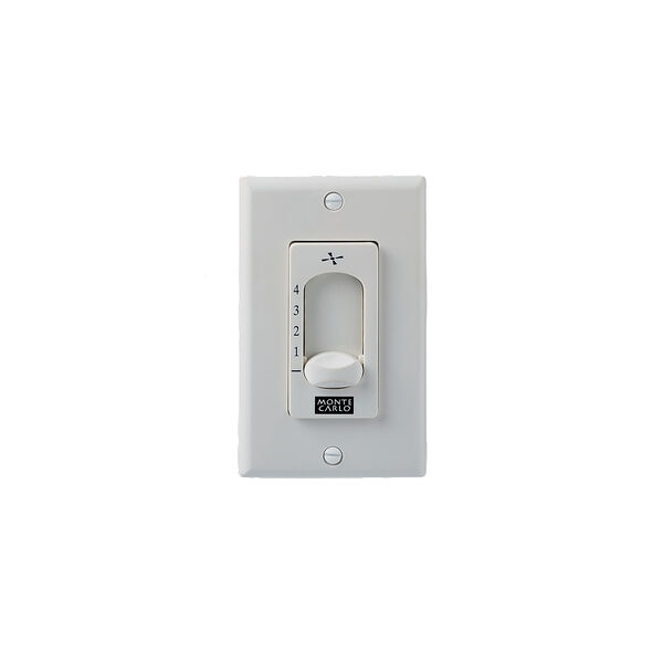 White Four Speed Wall Control, image 1
