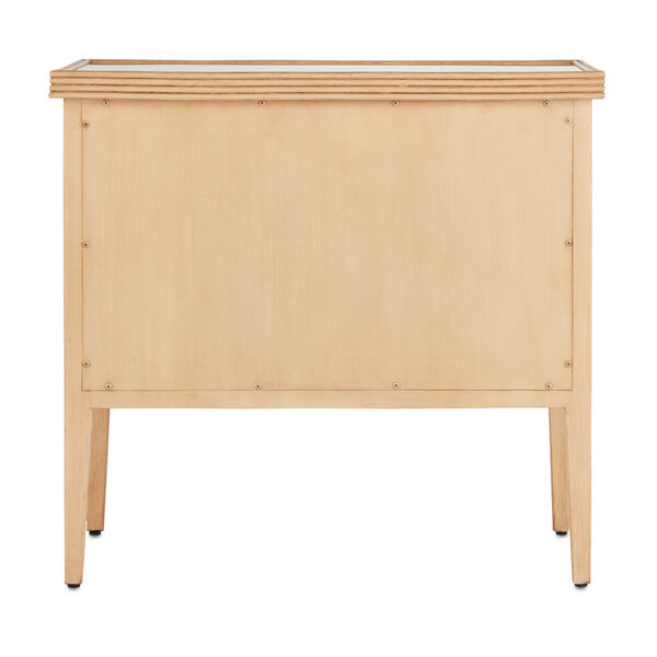 Santos Sea Sand and Brushed Brass 32-Inch Chest, image 5
