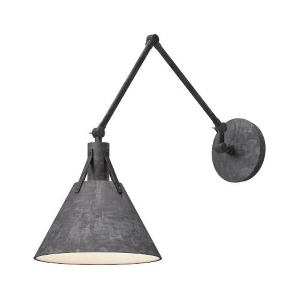 Archer Grey One-Light Convertible Wall Sconce, image 1