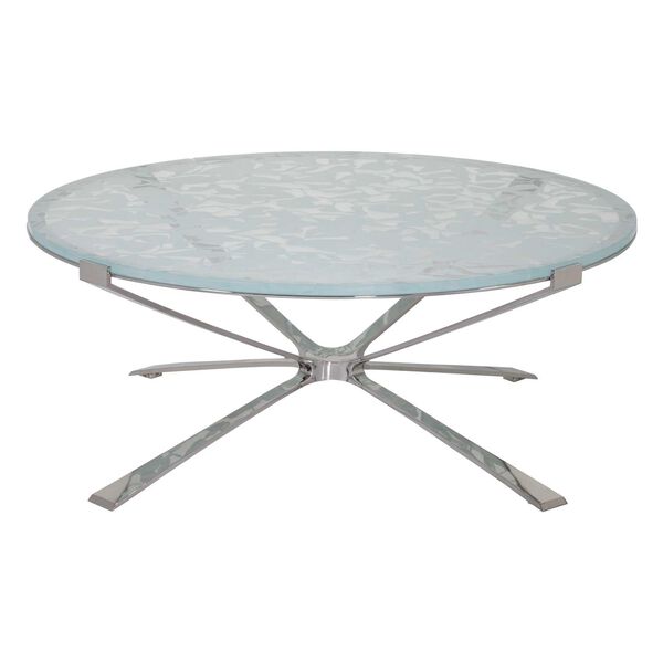 Signature Designs Gray Snowscape Round Cocktail Table, image 1