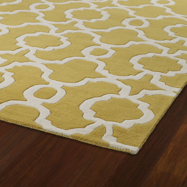 Revolution Yellow Hand Tufted 11Ft. 9In Round Rug, image 2