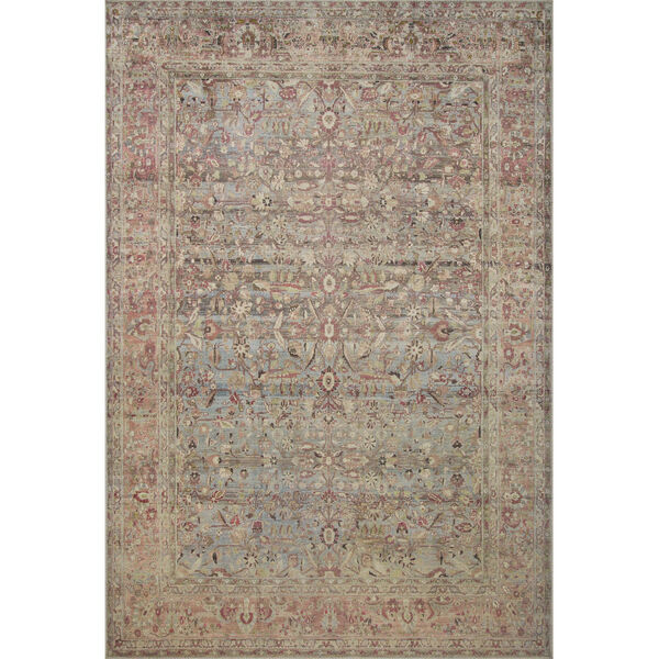 Adrian Ocean and Clay Area Rug, image 1