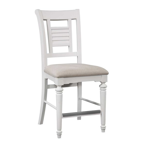 Eggshell White Cottage Traditions Counter Height Chair, Set of Two, image 2