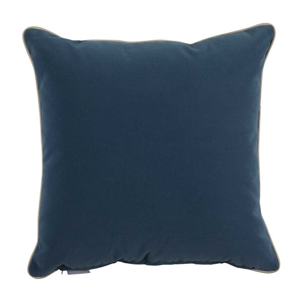 Fawn Chambray 20 x 20 Inch Pillow with Mohave Welt, image 2