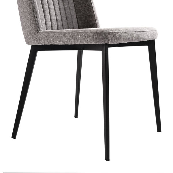 Maine Gray with Matte Black Dining Chair, Set of Two, image 5