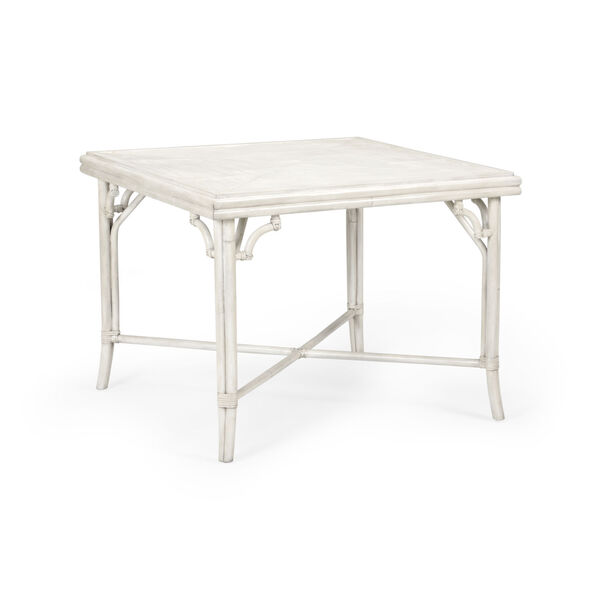 White 40-Inch Boca Game Table, image 1