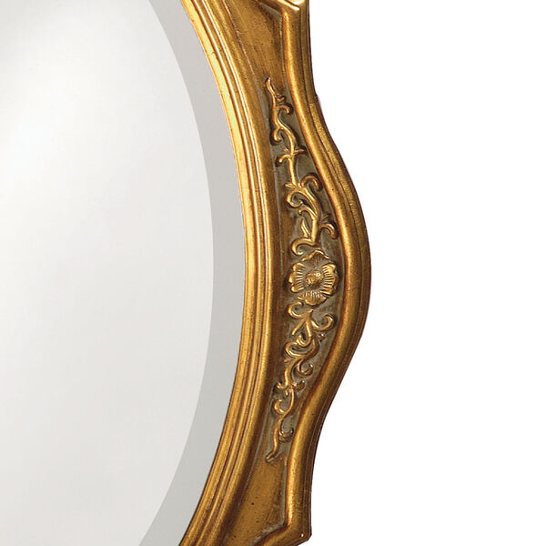 Trafalga Gold Oval Mirror, image 3