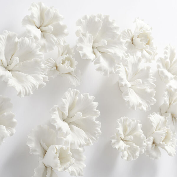 White Medium Lily Wall Decor, image 3
