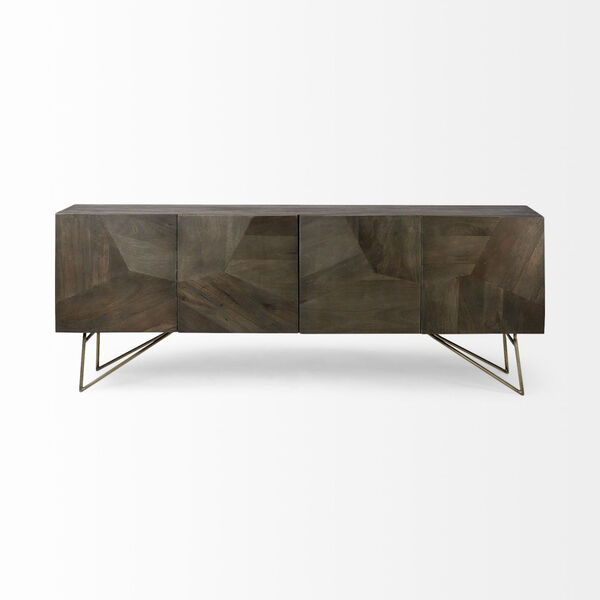 Darwin Brown and Gold Sideboards, image 2