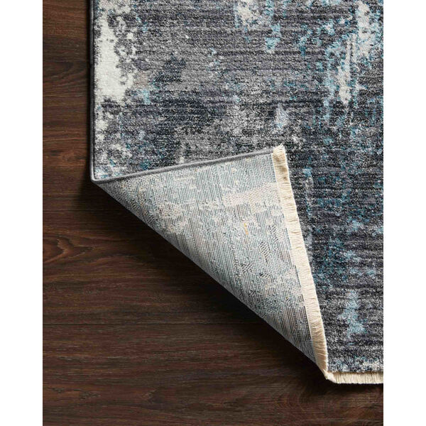 Samra Charcoal and Sky Rectangular: 9 Ft. 6 In. x 13 Ft. 1 In. Area Rug, image 4
