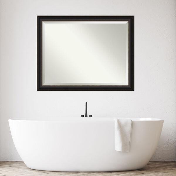 Trio Bronze 45W X 35H-Inch Bathroom Vanity Wall Mirror, image 3