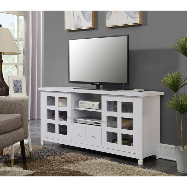 Selby White  60-Inch TV Stand, image 1