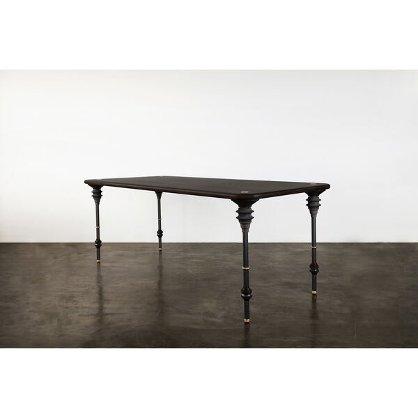Kimbell Charred Black Dining Table, image 2