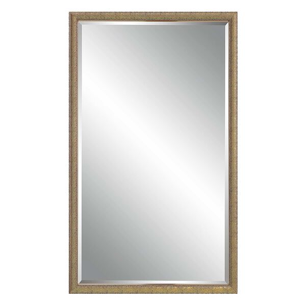 Aster Gold and Brown Frame Wall Mirror, image 5