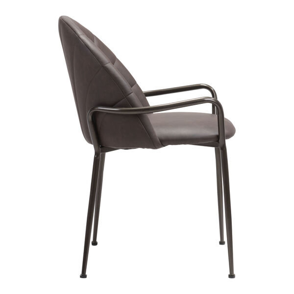 Kurt Espresso and Brown Dining Chair, image 3