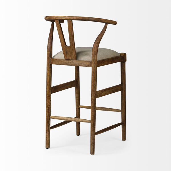Trixie Brown and Crea, Upholstered Seat Bar Height Stool, image 5