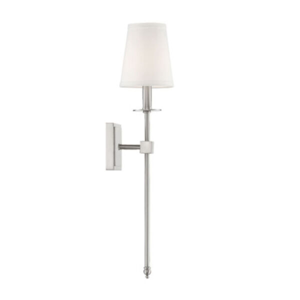 Linden Brushed Nickel 24-Inch One-Light Wall Sconce, image 4
