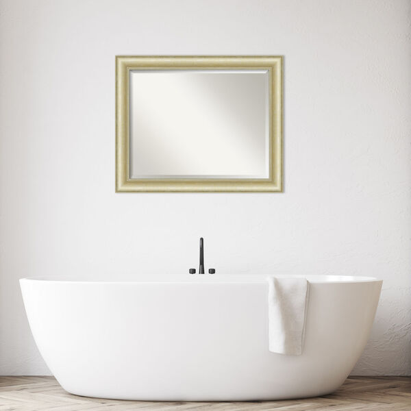 Gold 33W X 27H-Inch Bathroom Vanity Wall Mirror, image 3