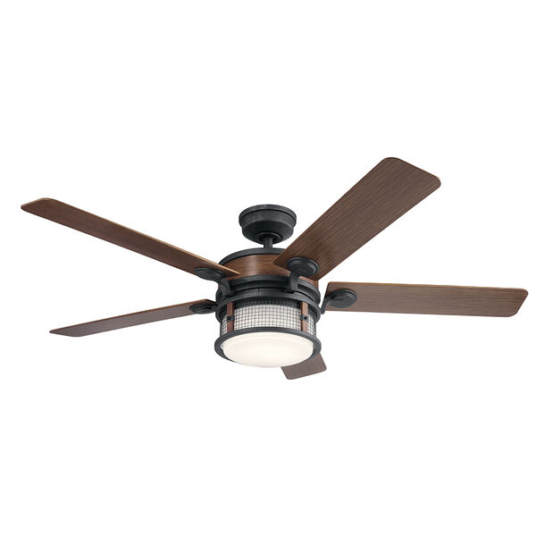 Ahrendale Auburn Stained Finish 60-Inch LED Ceiling Fan, image 1