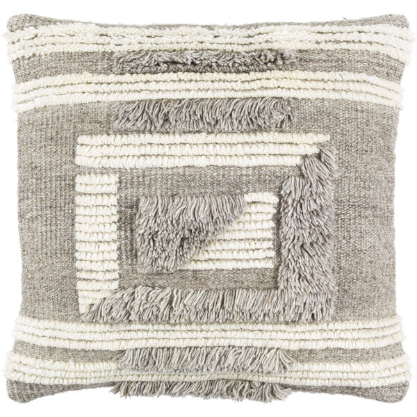 Baracoa Beige, Medium Gray and Tan 20-Inch Pillow , image 1