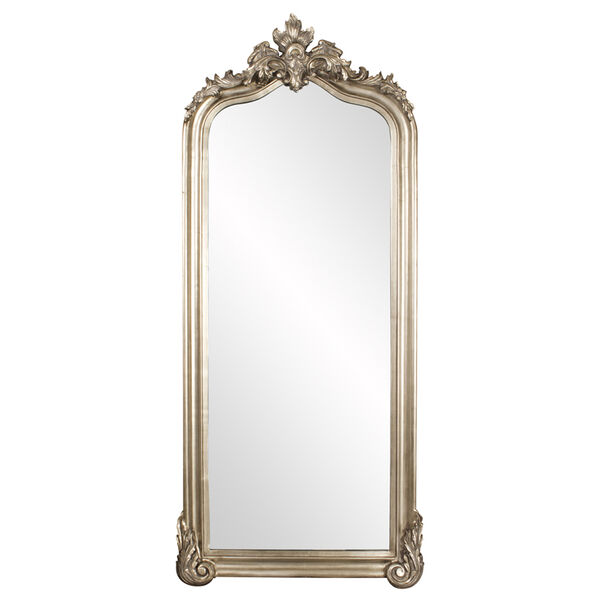 Tudor Silver Floor Mirror, image 2