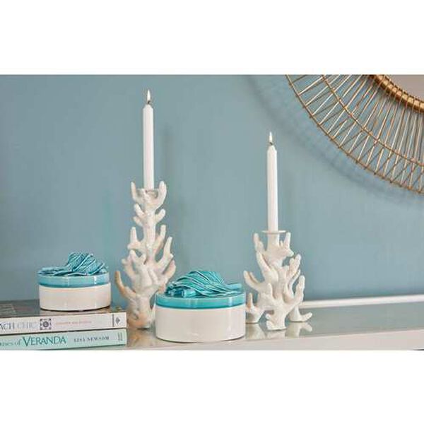 Turquoise and White Glaze Turchese Box, image 10