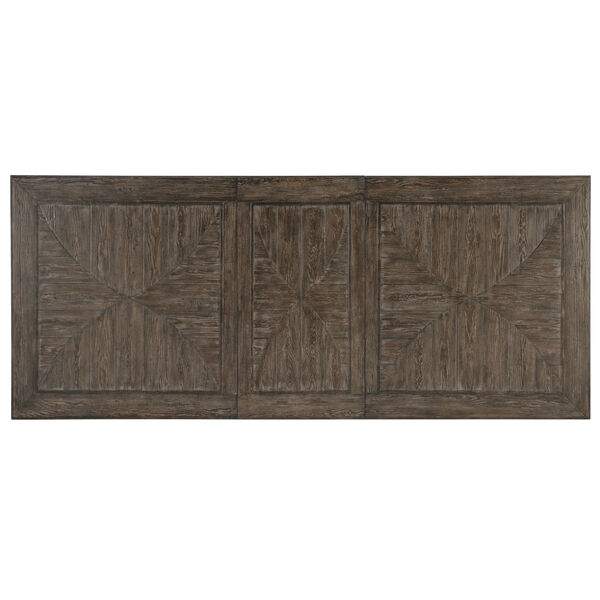 Traditions Rich Brown Rectangle Dining Table with Two 22-Inch Leaves, image 3