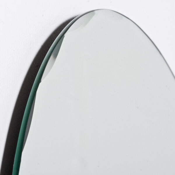 Rita Silver 24 x 40-Inch Arch Beveled Bathroom Mirror, image 3