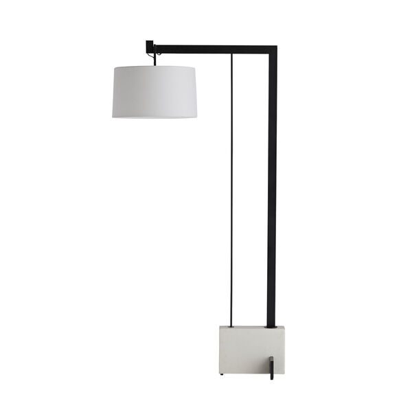 Piloti Black One-Light Floor Lamp, image 3